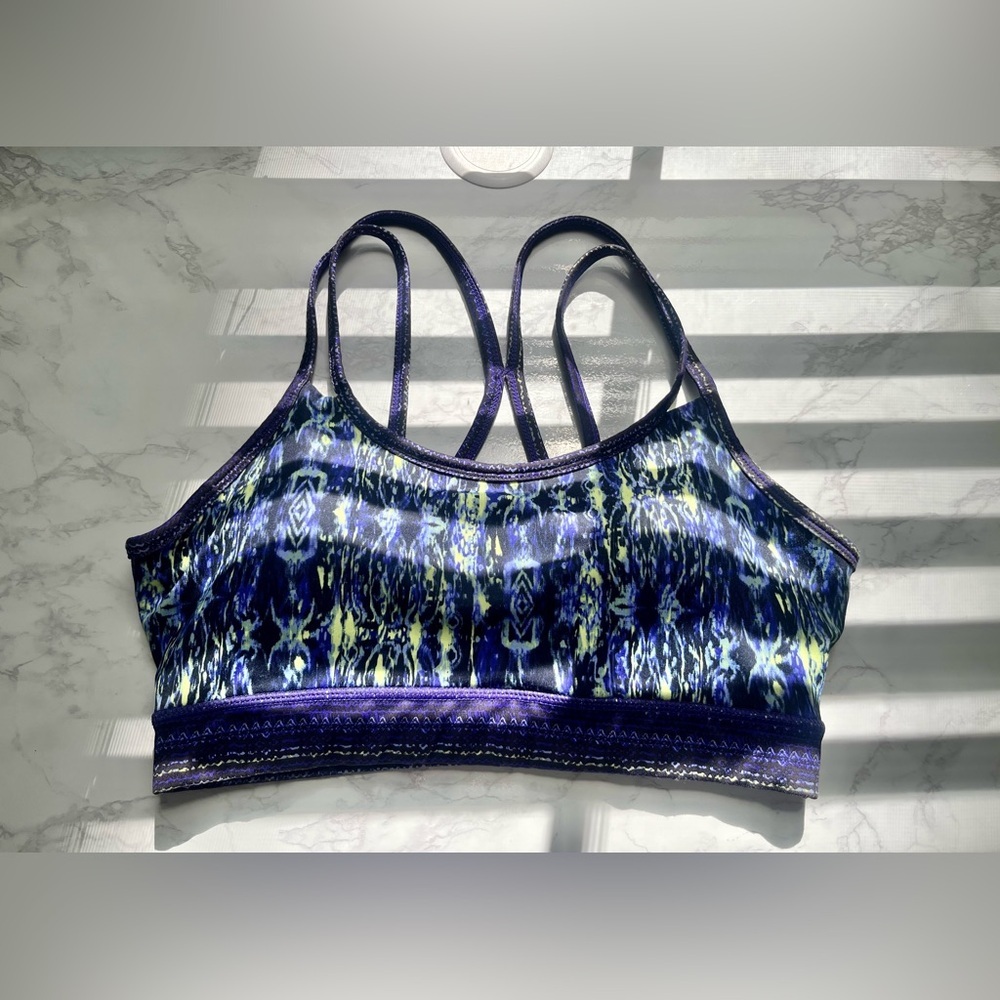 Women’s Gaiam Shine Yoga Medium Impact Sports Bra Size Small - Picture 1 of 5